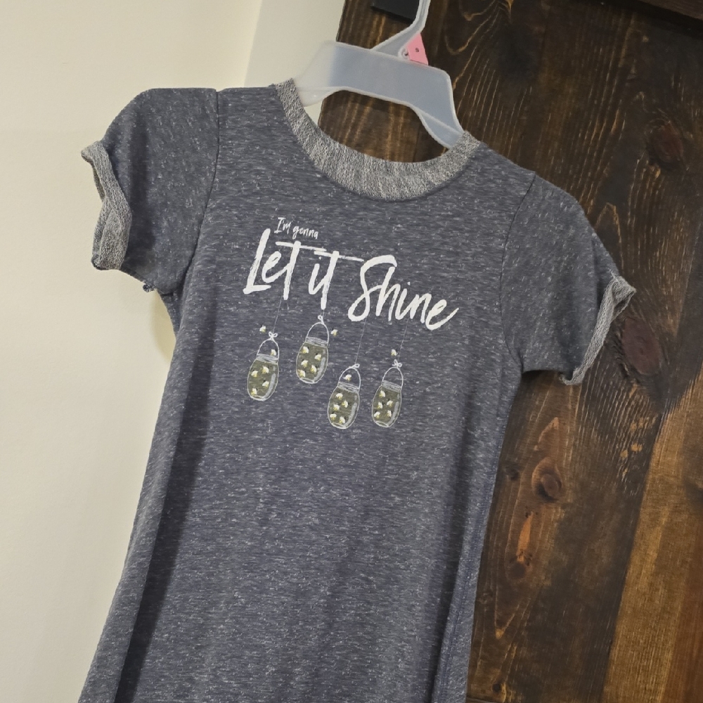 Kids' Gray Let It Shine Dress Size Small
